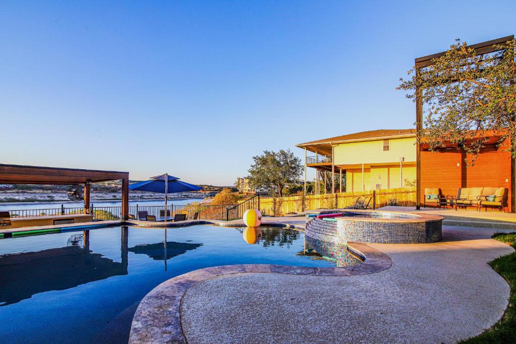 Lago Vista Home with Private Pool and Sport Court!